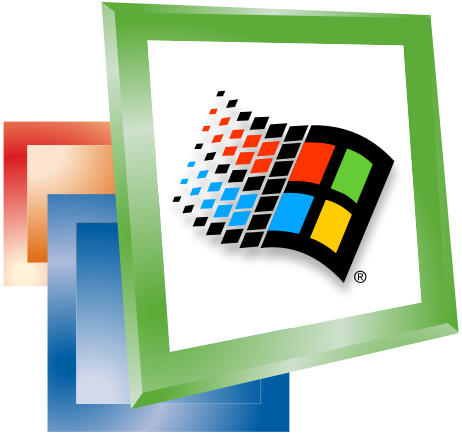 Windows Me Logo - Windows 95 Logo (462x434), Png Download