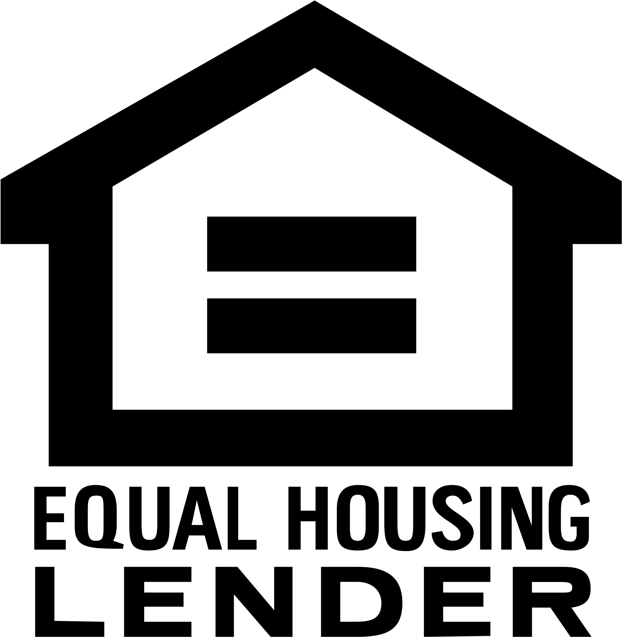 Equal Housing Lender Logo Png Transparent - Equal Housing Logo Svg (2400x2400), Png Download