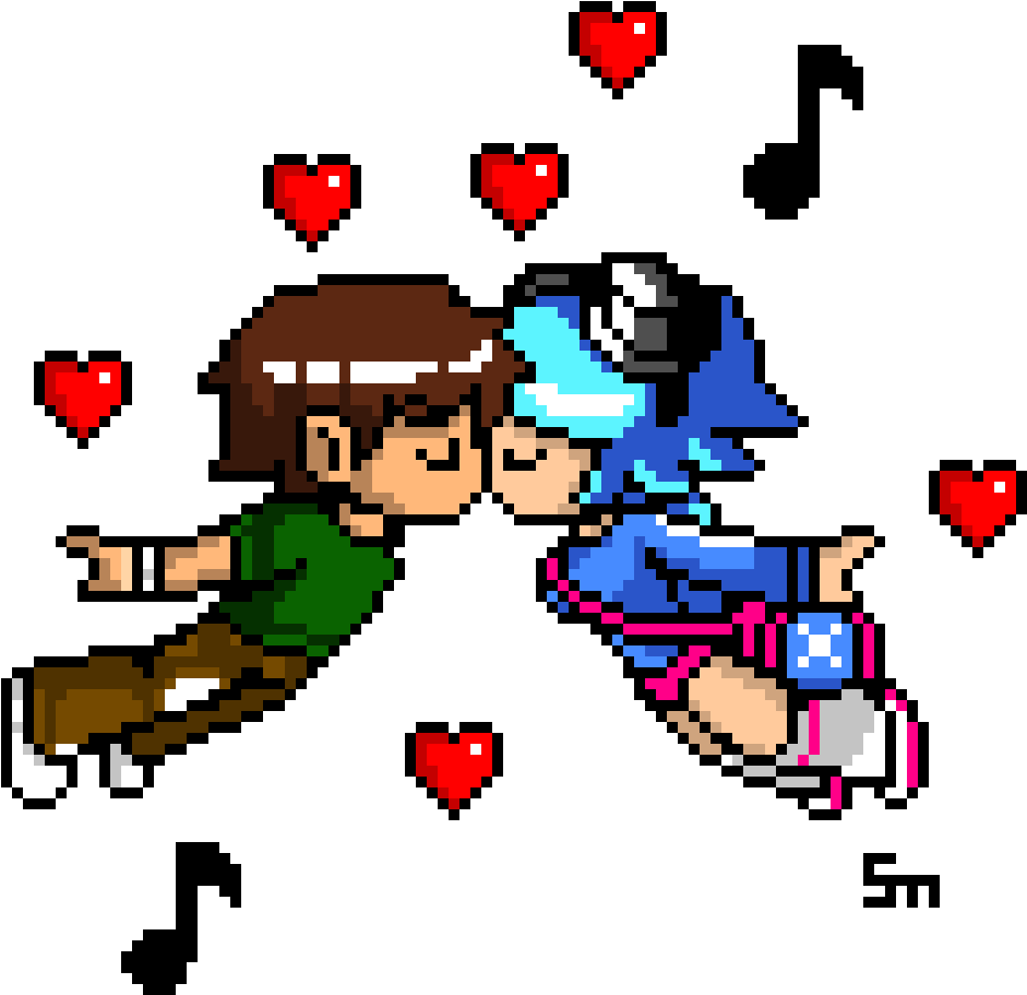 Scott Pilgrim - Scott Pilgrim And Ramona (1090x1090), Png Download