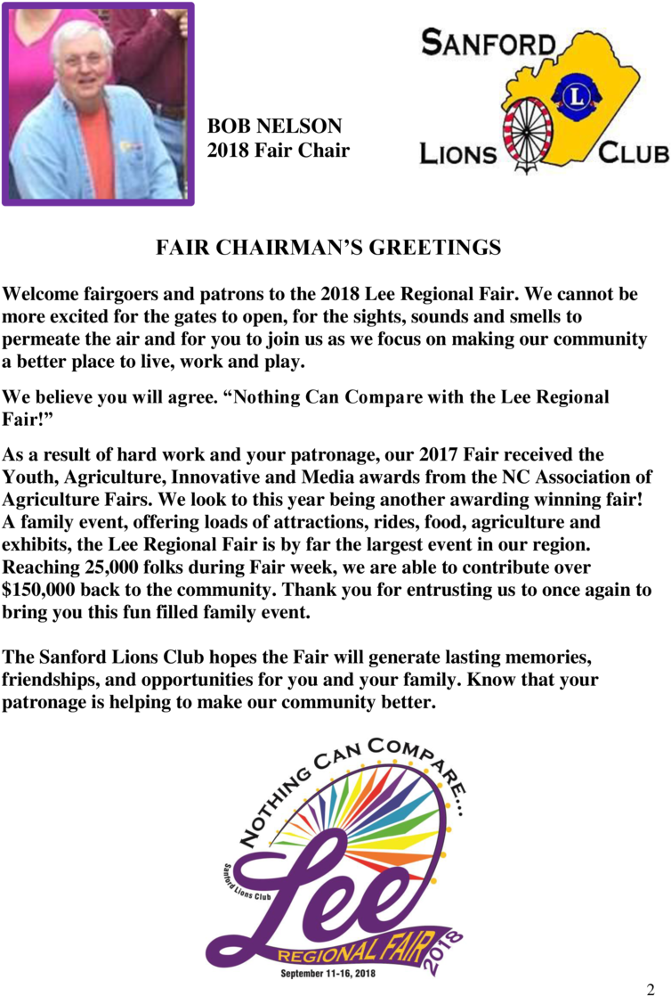 Bob Nelson 2018 Fair Chair Fair Chairman S Greetings - Smile (960x1242), Png Download