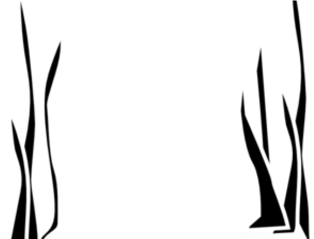 Grass Silhouette Cliparts (640x480), Png Download