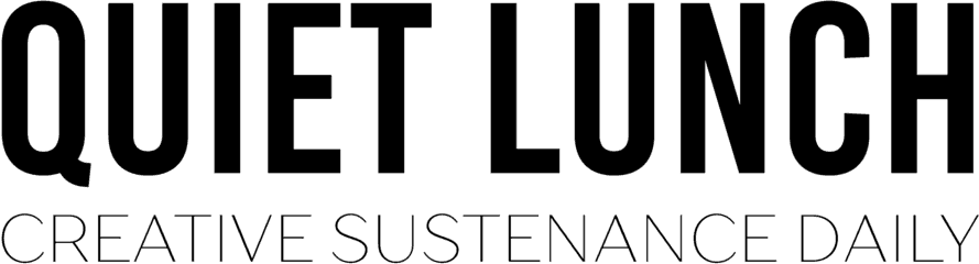 Quiet Lunch Decal - Black-and-white (889x240), Png Download