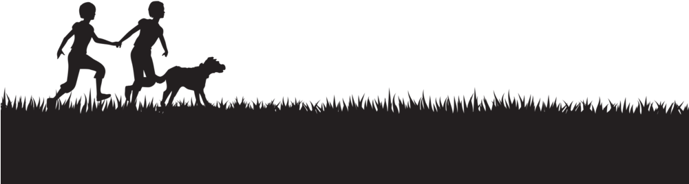Black And White Park Png (1000x286), Png Download
