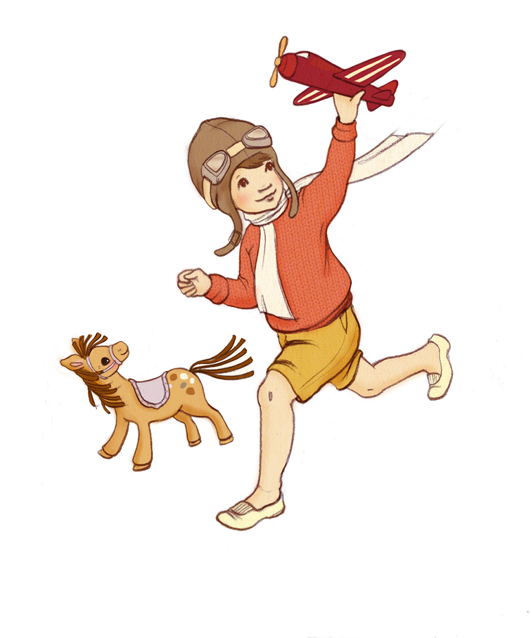 Children Sketch, Belle And Boo, Illustration Children, - Tattyoo - Tattoo Planes (1000x1000), Png Download