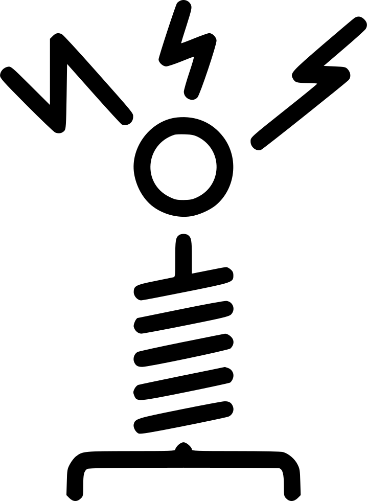 Png File Svg - Bobina De Tesla Dibujo (718x980), Png Download