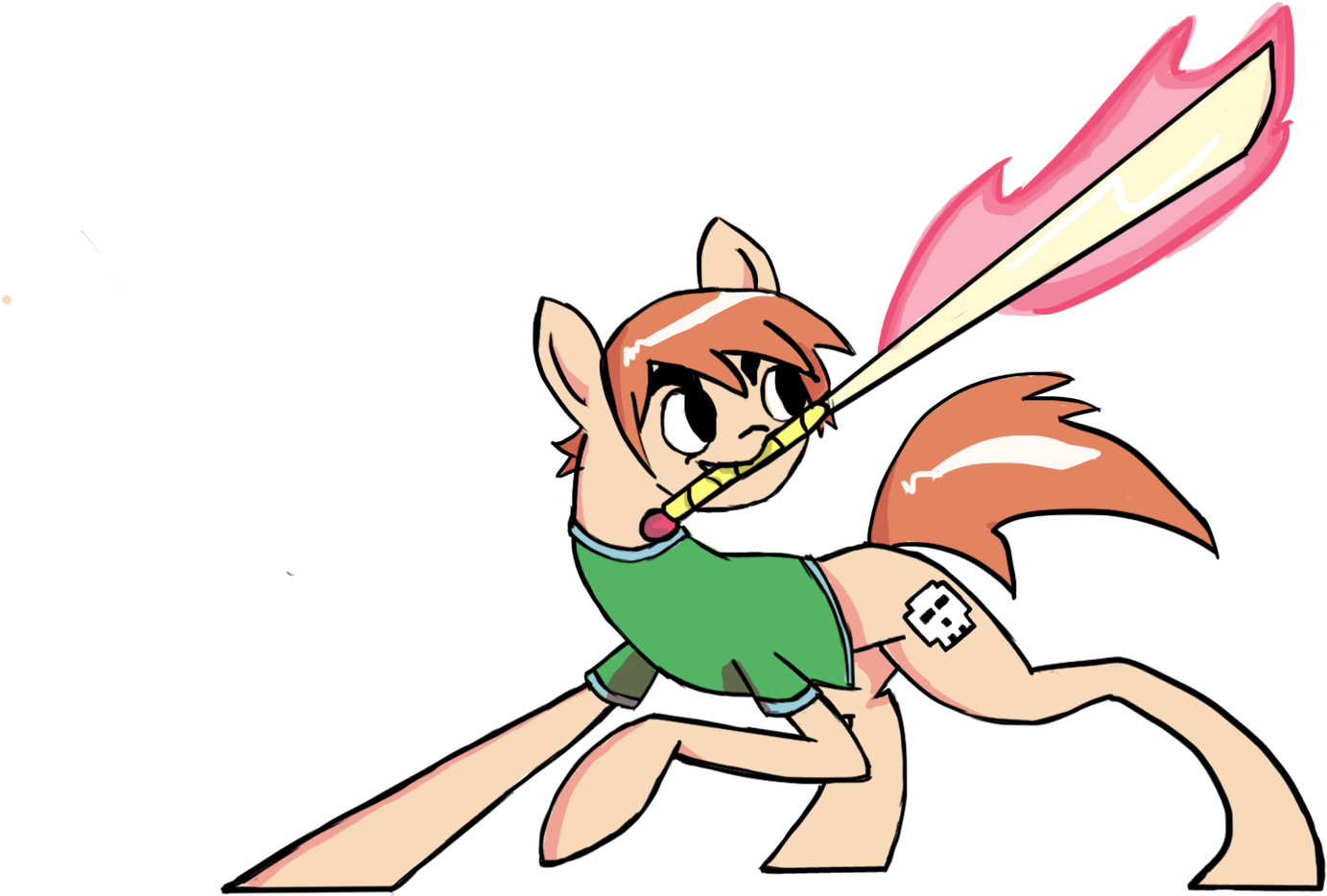 Ehherinn, Ponified, Safe, Scott Pilgrim, Solo - Cartoon (1890x1417), Png Download