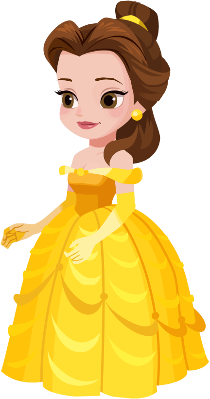 Belle Khx - Kingdom Hearts X Belle (432x820), Png Download