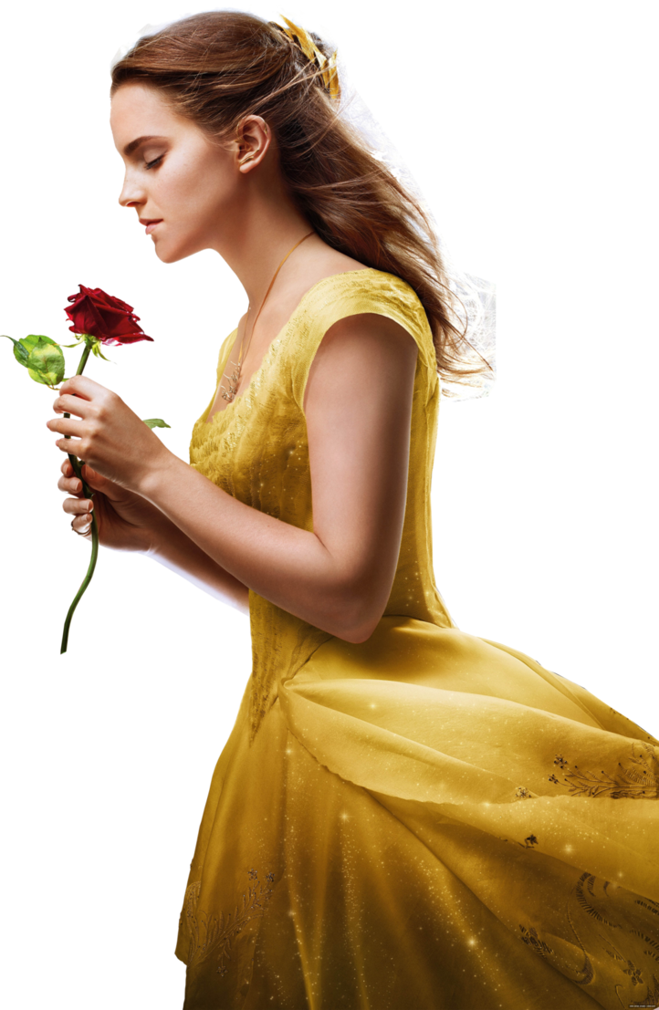 Clipart Black And White Download Png Promocional De - Live Action Beauty And The Beast Belle (722x1107), Png Download