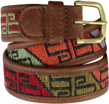 S Kilim Belt Zbls38 0004 - Belt (514x720), Png Download
