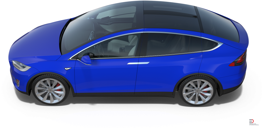 2 Tesla Model X Royalty-free 3d Model - Maserati (920x517), Png Download
