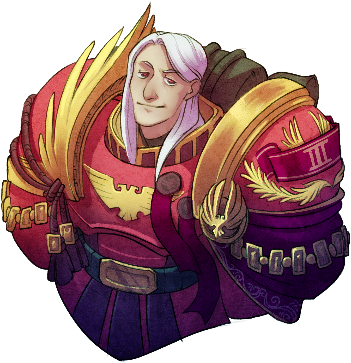 She's Probably Best Known Online For Her Work On The - 40k Emperor's Children (1416x1440), Png Download