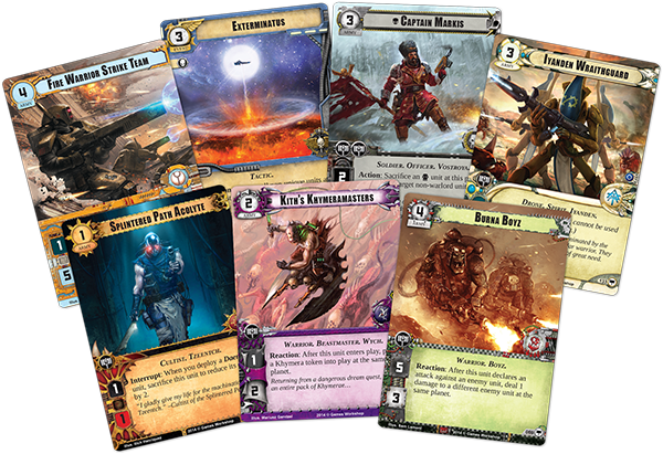 Warhammer Conquest Cards - Warhammer 40 000 Conquest The Card Game (600x411), Png Download