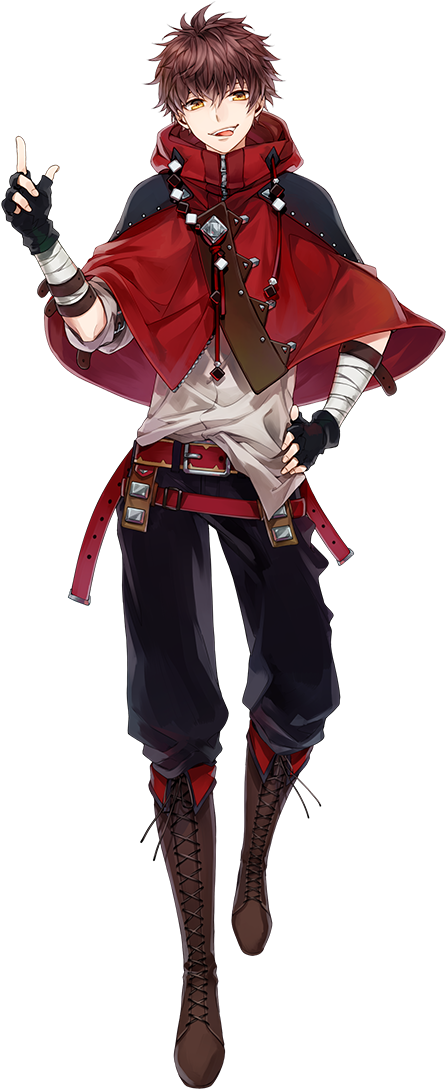 憂鬱なる赤頭巾 レッドフット Cv - Grim Gai No Ouji Sama Red Hood (680x1093), Png Download