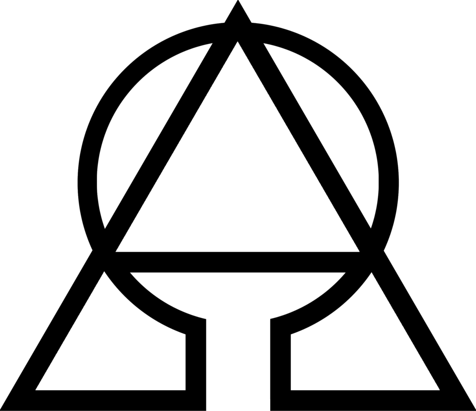 Alpha Omega Symbol Combined (962x831), Png Download
