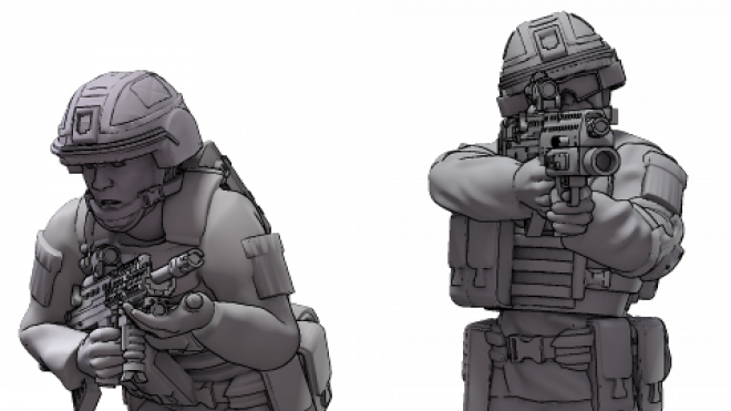 Evil Bear Wargames Look Ahead To A New Modern Warfare - Soldier (660x371), Png Download