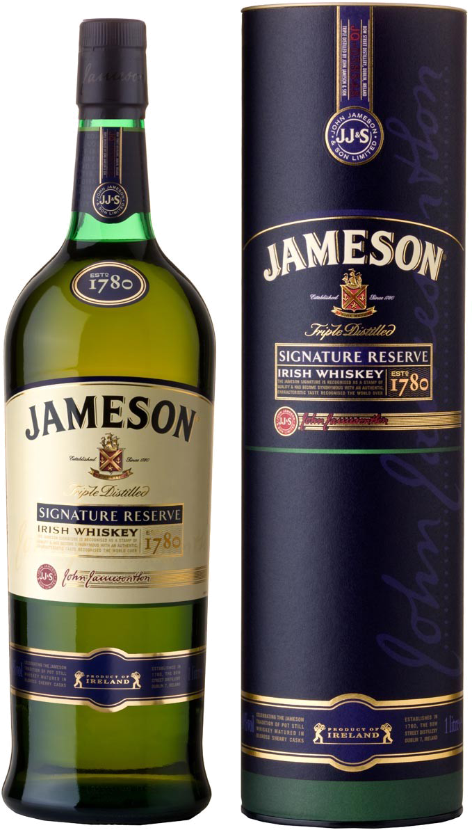 Jameson Signature Reserve 40% 1l - Jameson Signature Reserve (960x1253), Png Download
