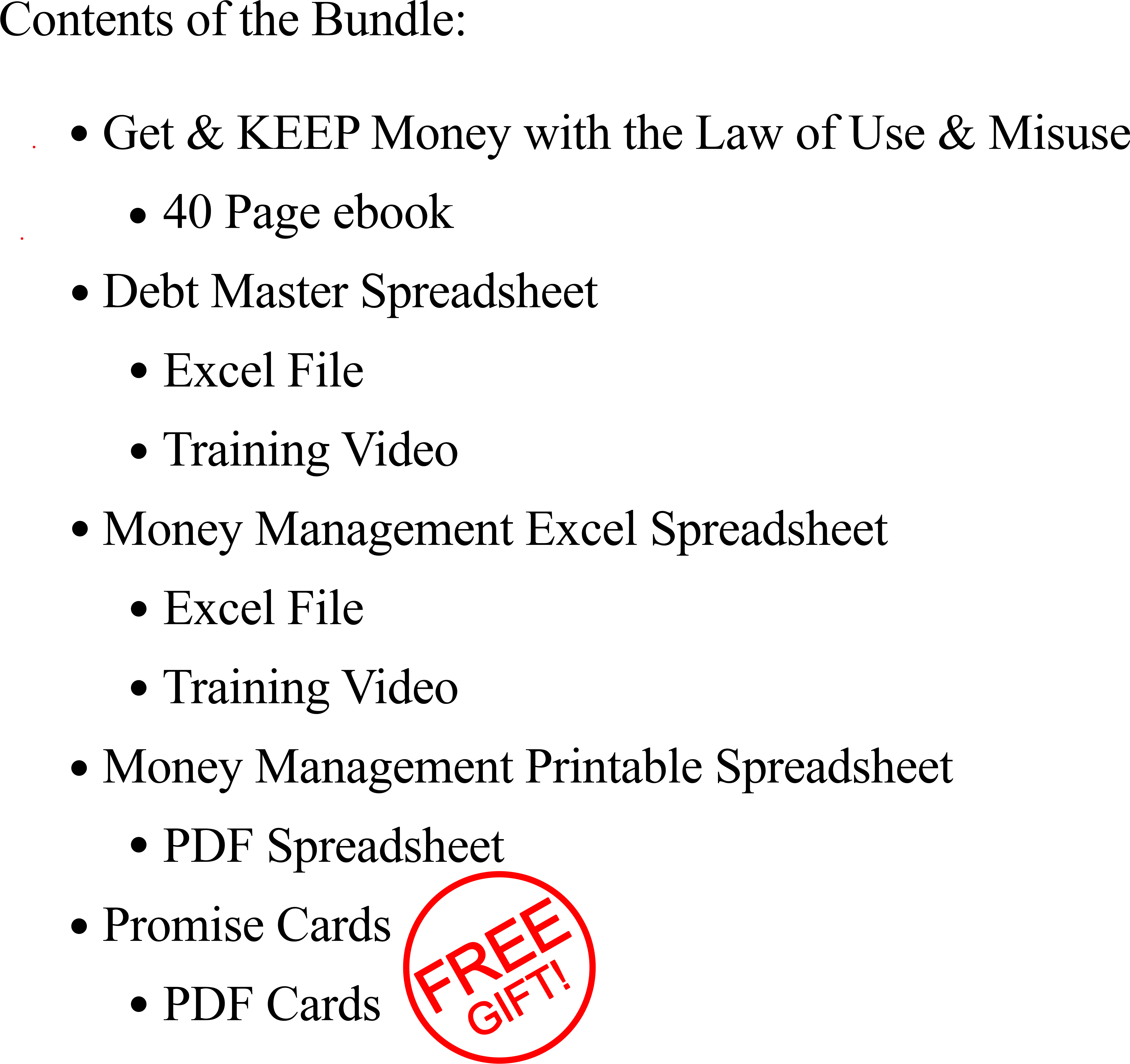 Bullet Points (8100x6409), Png Download