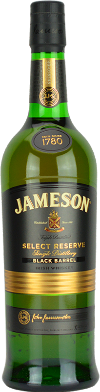 Engraved Text On A Bottle Of Personalised Jameson Select - Jameson 18 Year Old Irish Whiskey - 750 Ml Bottle (205x800), Png Download