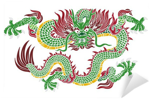 Chinese Dragon Green (400x400), Png Download