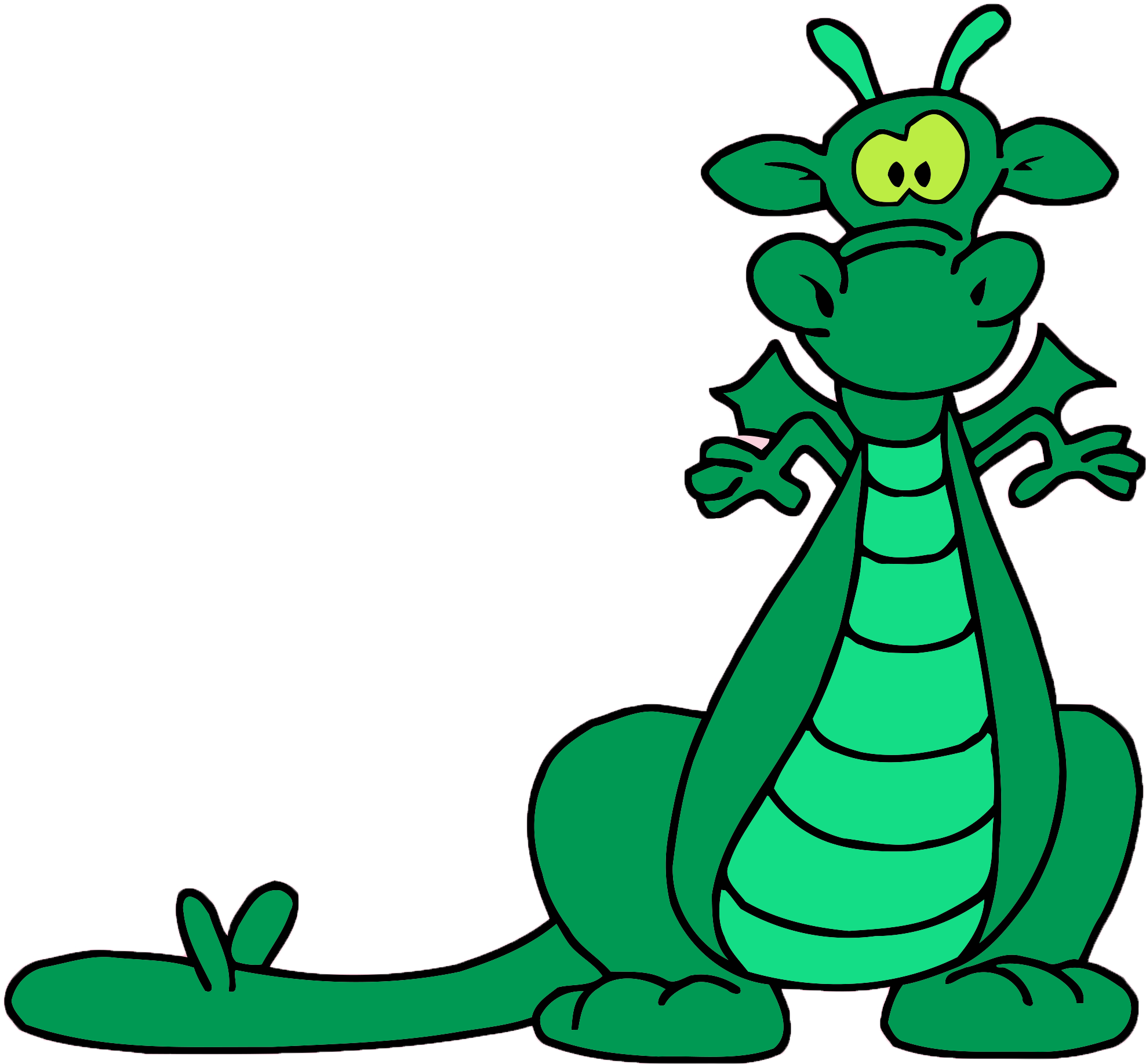 Chinese Dragon Illustration Small Dinosaur Transprent - Im Really A Dragon Funny - Baby Bib (2743x2056), Png Download
