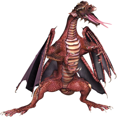 Fantasy Winged Dragon Mug (500x484), Png Download