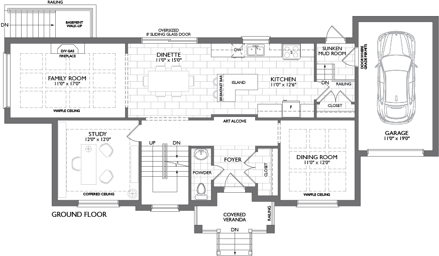 Fendi- Ground Floor - The Enclave Apartments (1008x612), Png Download