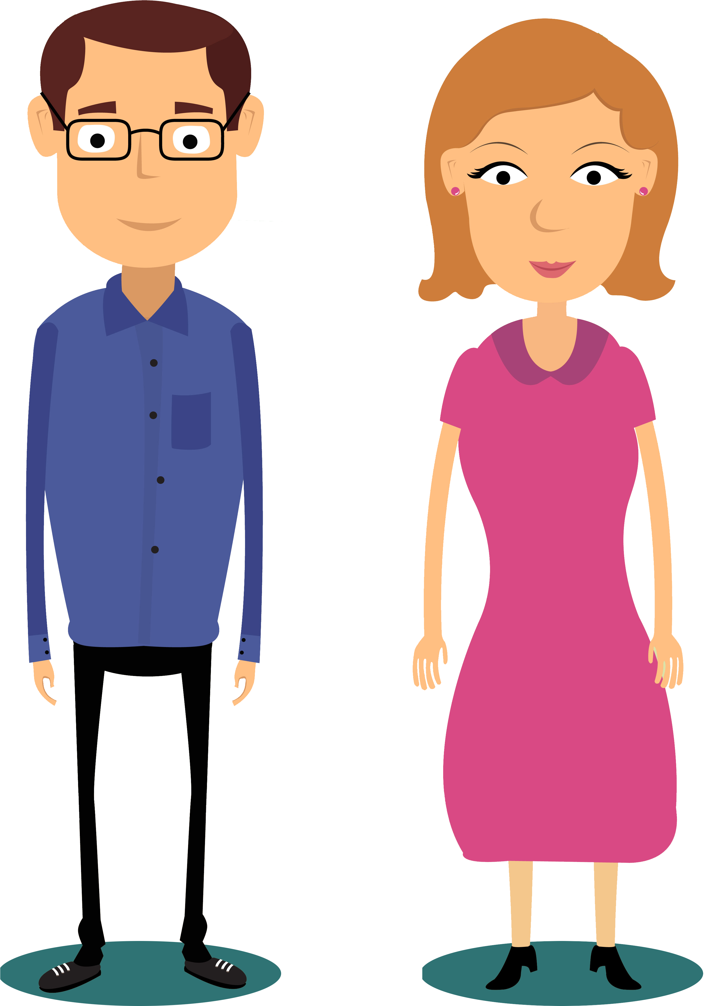 Features For Parent - Cartoon (2903x4250), Png Download