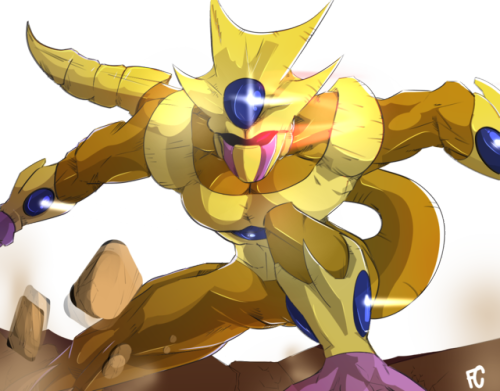Golden Cooler Anyone Did Sum Art - Golden Cooler Fan Art (500x391), Png Download