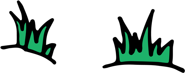 Doodle Grass (618x618), Png Download