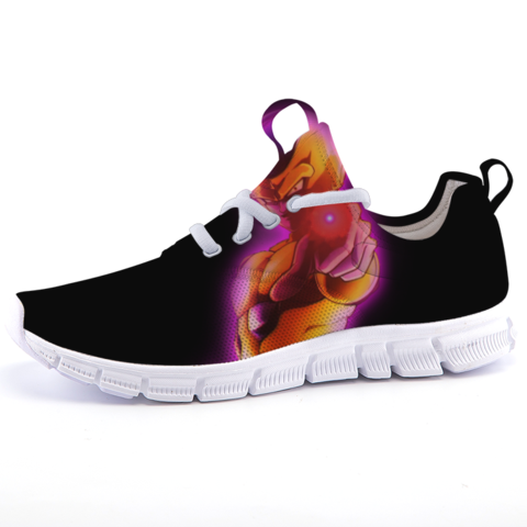 Golden Frieza V2 Lightweight Fashion Sneakers Casual - Goku Black Shoes (480x480), Png Download