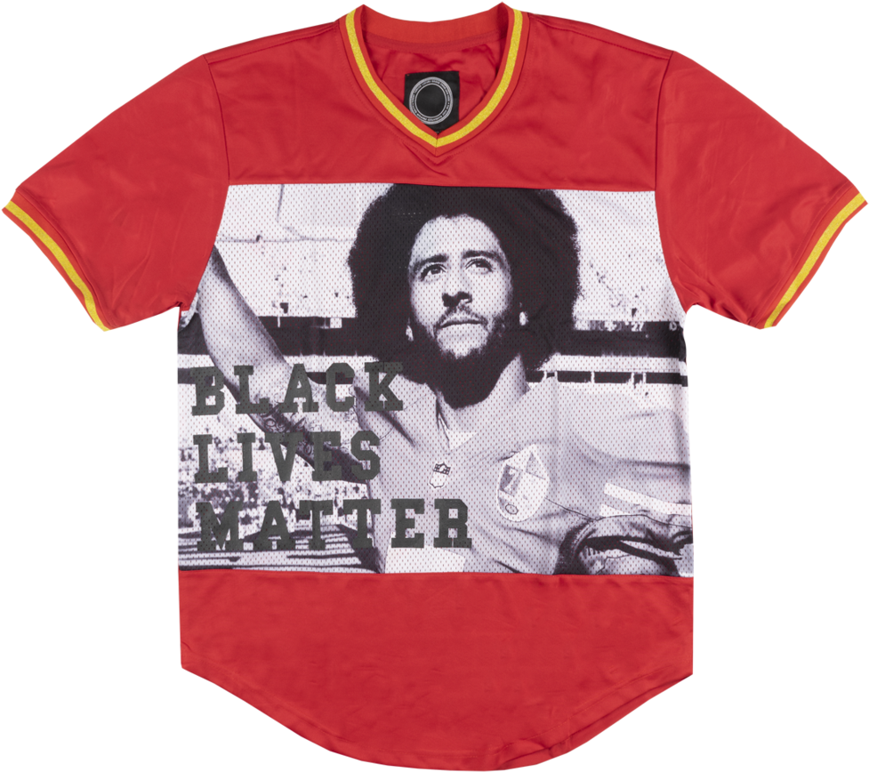 Maximilian Black Lives Matter Colin Kaepernick Baseball - Active Shirt (1024x890), Png Download