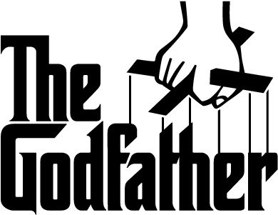 The Godfather - Godfather Logo Png (408x315), Png Download