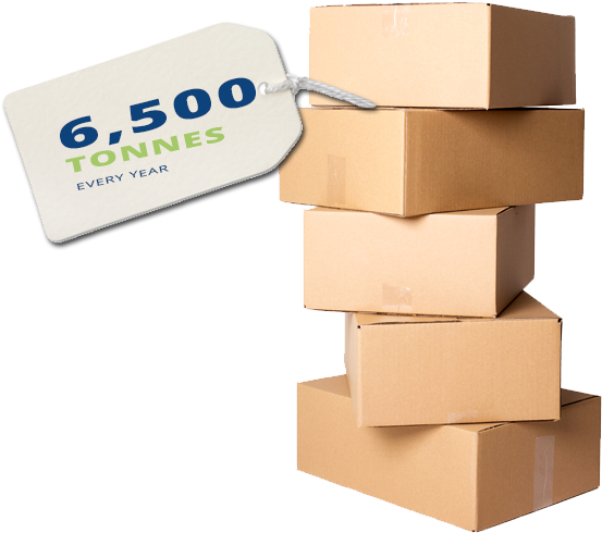 Over 6,500 Tonnes Of Paper, Plastic - Plywood (595x557), Png Download