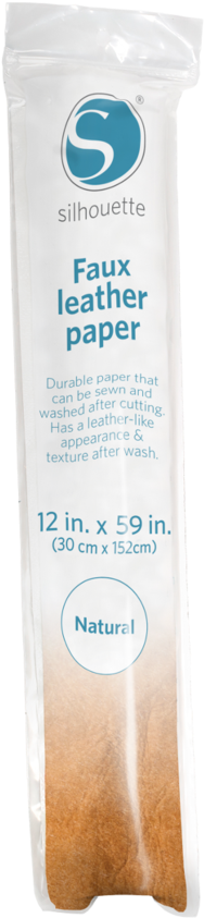 Faux Leather Paper / Natural - Silhouette 12 X 5 Faux Leather Paper - Natural (1024x1024), Png Download