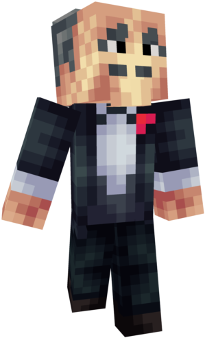 Lsmjypng - Vito Corleone Minecraft Skin (640x640), Png Download