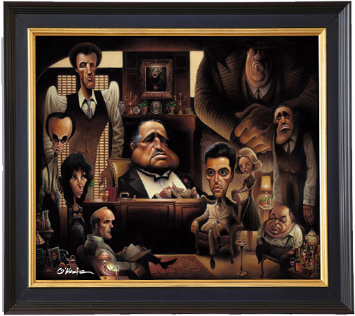 A Tribute To The Godfather - Lafamiglia. A Tribute To The Godfather Giclée Print (550x550), Png Download