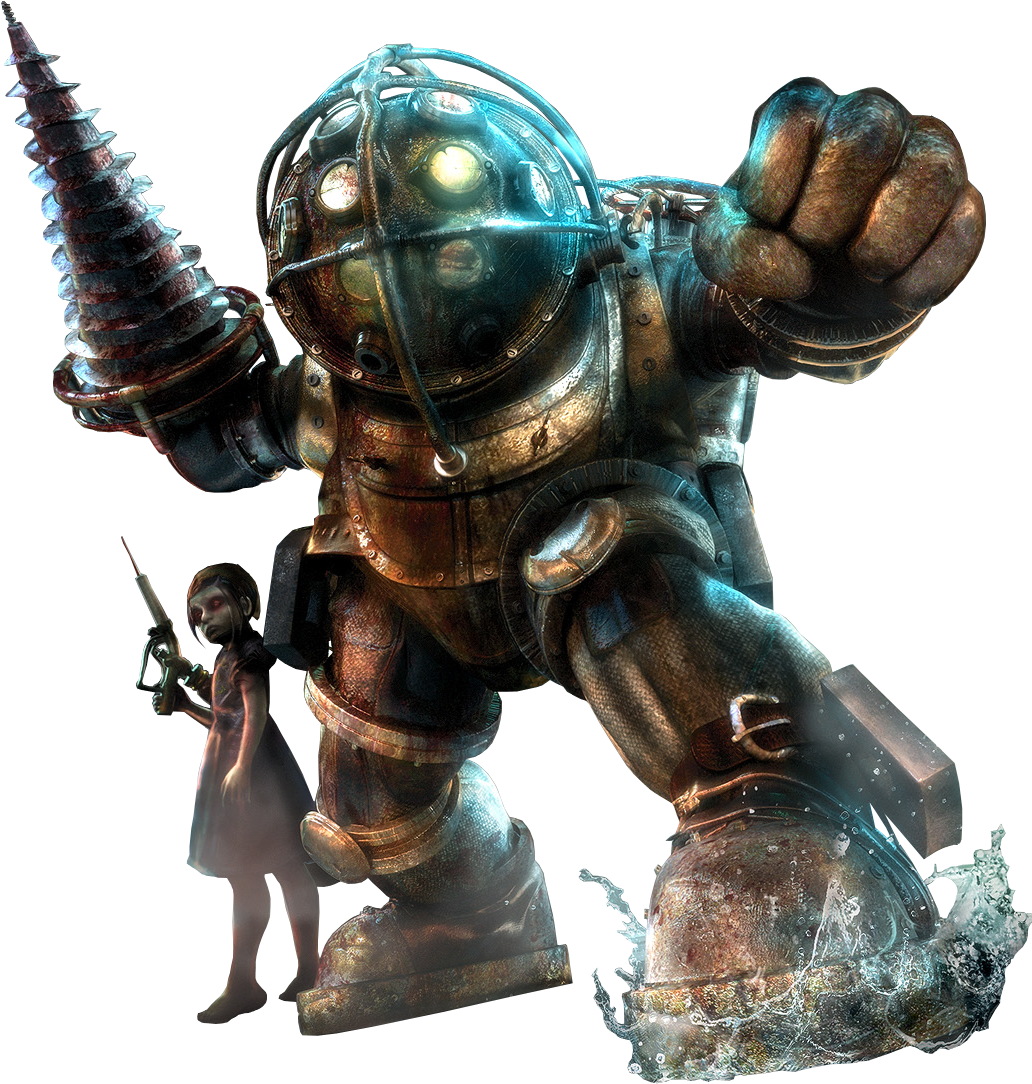 [skin Suggestion] Annie And Nautilus "bioshock" - Bioshock Big Daddy (1035x1093), Png Download