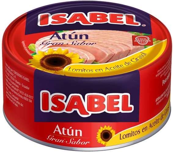 Atún En Aceite De Girasol 160 Gr - Isabel (600x556), Png Download