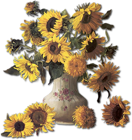 Girasoles Y Poesía """"""""" - Bouquet (429x454), Png Download
