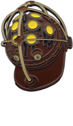 Big Daddy 'mr Bubbles' Version Enamel Pin - Lapel Pin (480x480), Png Download