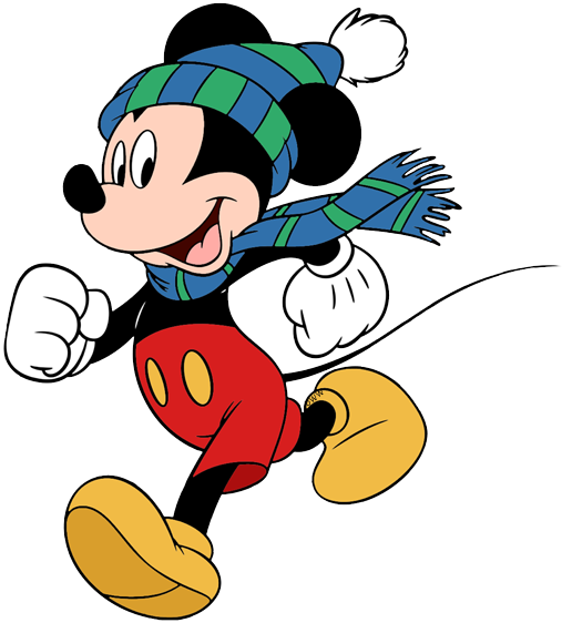 Disney Winter Season Clip Art Disney Clip Art Galore - - - Plaid En Polaire - Bleu/fantaisie - 140 X 100 Cm (507x562), Png Download