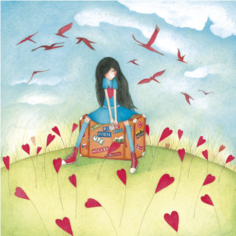 Illustrations - Child Art (458x594), Png Download