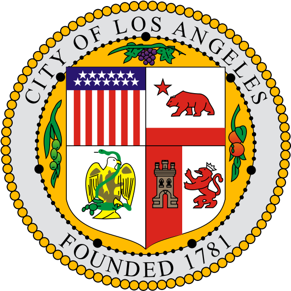 Seal Of Los Angeles California - Los Angeles Flag Png (480x480), Png Download