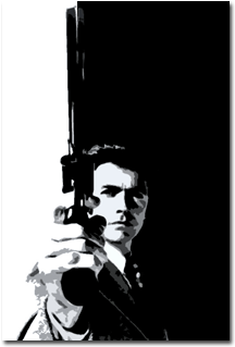 Clint Eastwood Pop Art - Clint Eastwood Dirty Harry (370x340), Png Download