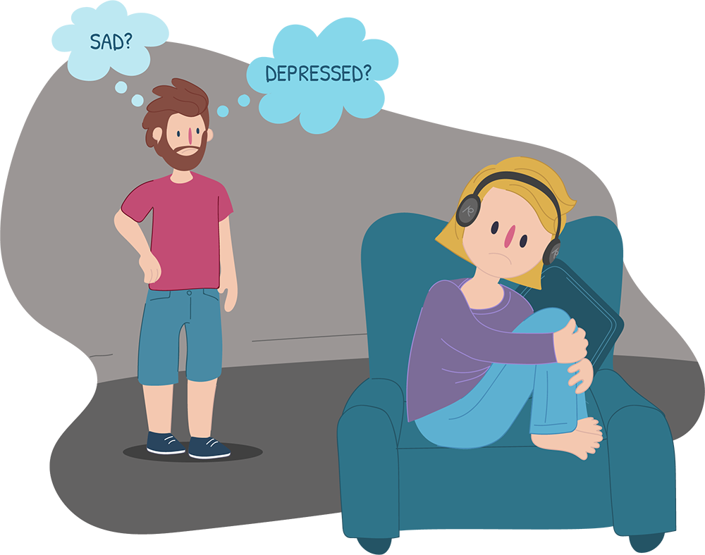 All Of Us Experience Sadness Or Feel Low At Times, - Kids Helpline (1000x788), Png Download
