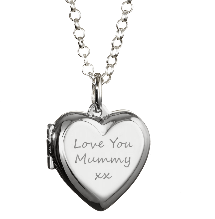 Heart Pendant Pic Accessories Sticker - Paw Print Heart Locket Necklace (990x990), Png Download