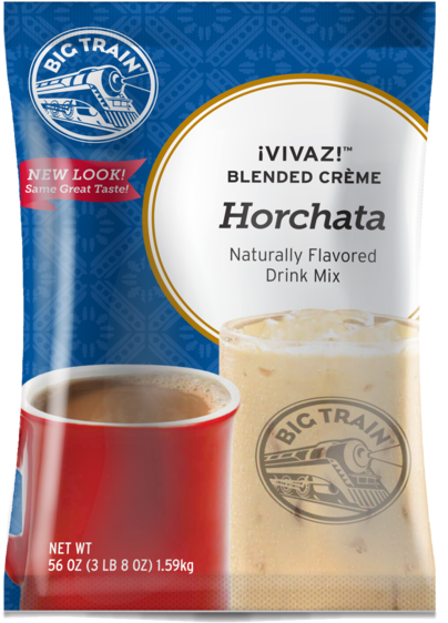 655114 Vivaz Horchata Bt - Big Train Blended?reme Mix Base Mix, Vanilla Smoothie, (600x600), Png Download