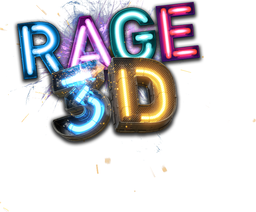 Rage 3d Slider Title Layer - Florida (841x738), Png Download