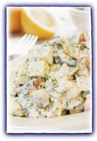 Potatosaladsidbar - Olivier Salad (338x573), Png Download
