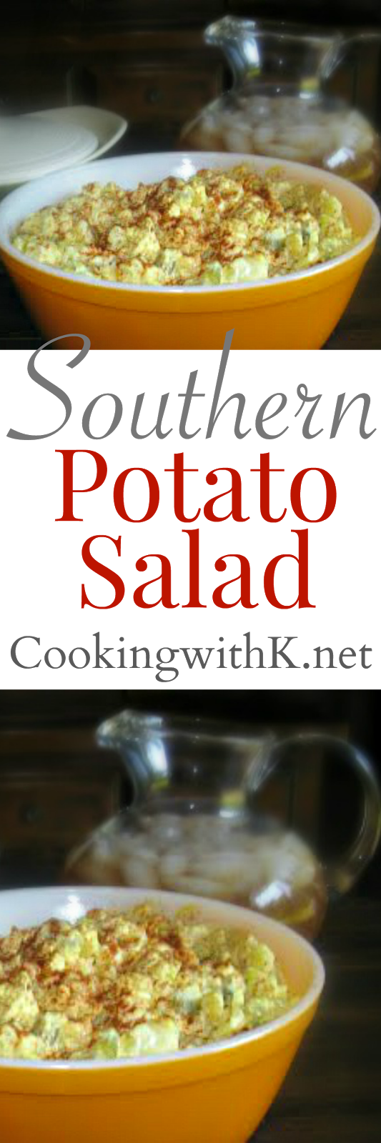 Mom's Potato Salad Printable Recipe - Clifford James Traditional Buttermilk Wooden Classic (533x1600), Png Download